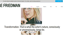 Tablet Screenshot of paigefriedman.com